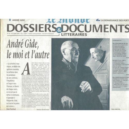 Le Monde Dossiers Documents Litteraires 33