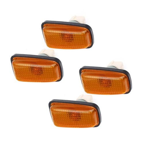 Feu De Position Latéral Ambre De Voiture 4x, Lumière De Garde-Boue Répétiteur, Lampe Indicateur Pour Citroën Saxo Fiat Peugeot 106 306 406 806 108