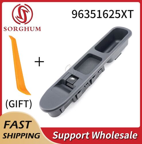 Bouton De Commutation Principal De Vitres Électriques Pour Kit, Sorgho 96351625xt 6554.Hj, Côté Magasins Avant, Sotchi, 207, 207sw, 2007-2015, 6490.Hq