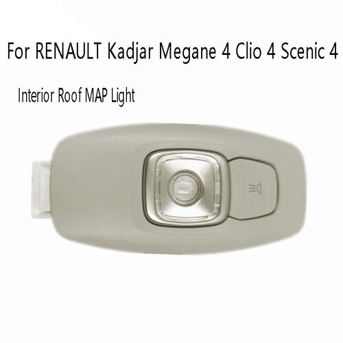 Lentille De Lampe De Lecture Intérieure De Carte De Toit, Lampe Pour Renault Kadjar, Megane 4, Clio 4, Scenic 4, 264301419r