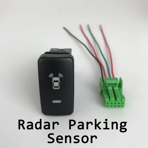 Radar Compteur De Musique Et De Stationnement | Instrument De Mesure, Moniteur De Feu De Brouillard, Bouton De Commutation, Avec Fil, Pour Toyota Hilux 2012 Crown 2005-2009