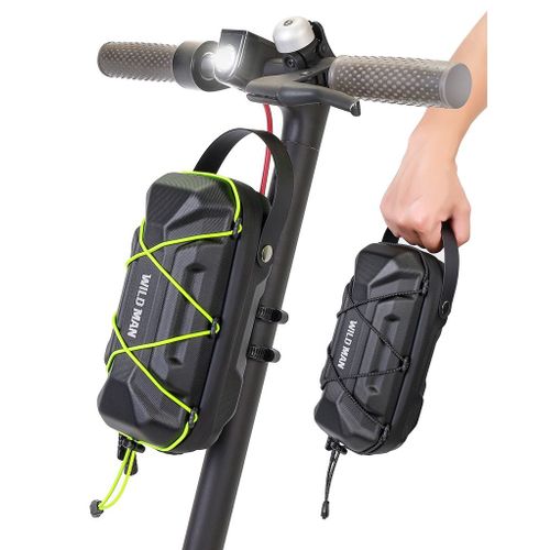 Sac De Trottinette Électrique - Aqsacokiya - Sac De Scooter Vélo Universel Étanche 2l - Sacoche Guidon De Grande Capacité Pour Xiaomi