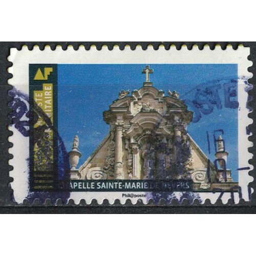 France 2019 Oblitéré Rond Used Histoire De Styles Architecture Chapelle Sainte Marie De Nevers Y&t 1671 Su