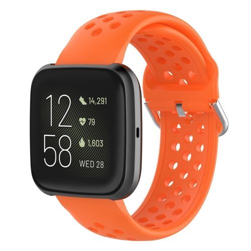 23mm Pour Fitbit Blaze / Fitbit Versa 2 Bracelet En Silicone Sport Universel - Orange