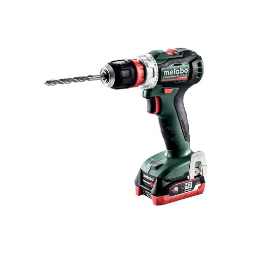 Metabo Perceuse-visseuse sans fil PowerMaxx BS 12 BL Q, Coffret, 12V 2x4Ah LiHD + ASC 55 - 601039800