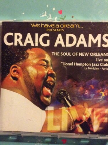 Craig Adams Cd Import The Soul Of New Orleans Live Au "Lionel Hampton Jazz Club"