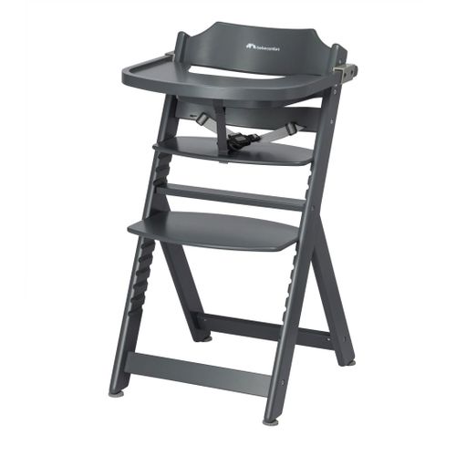 Chaise Haute Timba De Bebeconfort - Chaise Haute En Bois Pour Bébé, Tout-Petit Ou Enfant Jusqu'à 10 Ans - Warm Gray