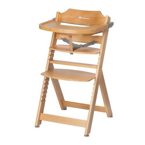 Chaise Haute Timba De Bebeconfort - Chaise Haute En Bois Pour Bébé, Tout-Petit Ou Enfant Jusqu'à 10 Ans - Natural (Wood)