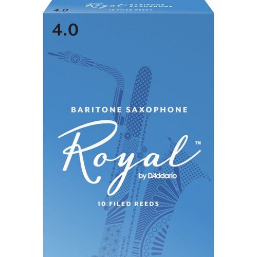 D'addario Rlb1040 - Anches Saxophone Baryton, Force 4.0, Boîte De 10