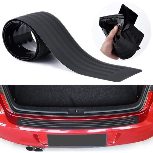(104*9cm)Protecteur De Pare-Chocs Arrière,Protection Universelle Pare Choc Voiture,Baguette De Protection Arrière En Caoutchouc Anti-Éraflure,Pour Pare Chocs Arrière De Coffre De Voiture