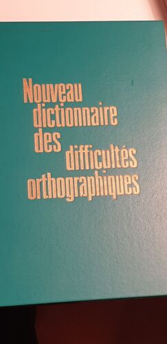 Nouveau Dictionnaire Des Difficultes Orthographiques.P.Ducommun. G. Duttweiler
