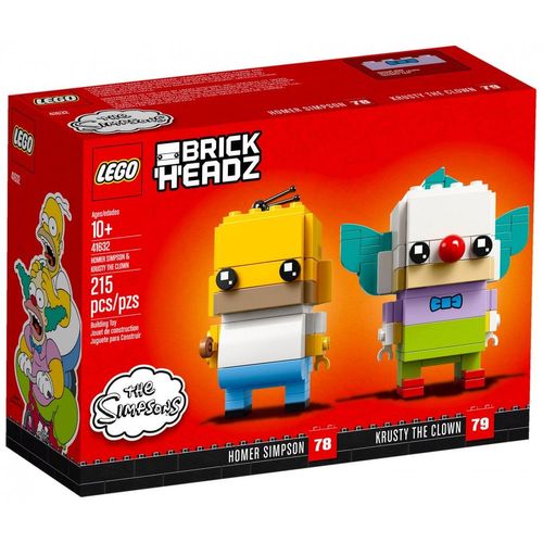 LEGO BrickHeadz - Homer Simpson &amp Krusty le Clown - 41632