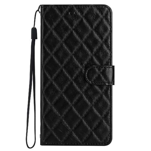 Flip Étui Pour Huawei P10 Pro Tpu Antichoc Folio Magnétique Bicelle Titulaire De Fentes Pour Cartes Portefeuille En Cuir Pu - Noir