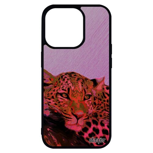 Coque Silicone Leopard Guepard Jaguar Iphone 14 Pro Max Animal Case Texture Originale Fauve Felin Housse Predateur Sauvage De
