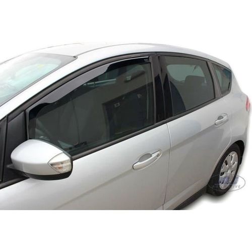 Déflecteurs D'air - J&j Automotive - Ford C-Max / Grand C-Max - Fumé - Acrylique Renforcé - Installation Facile