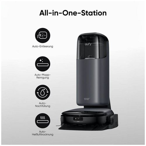eufy Omni S1 Aspirateur robot laveur avec station tout en un
