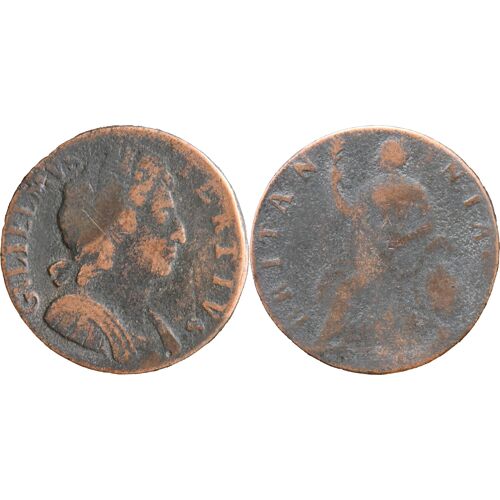 Uk - 1/2 Penny - Guillaume Iii - 20-394