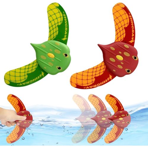 KAL-2 Pièces Jouet Poisson Diable,Jeux Piscine Enfant,Glider Sous-Marin,Jouet Piscine,Jouets De Plongée,Jouet Piscine Enfant,Cadeaux Créatifs Pour Enfants,Trompette