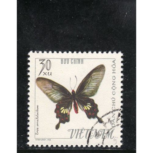 Timbre-Poste Du Viet-Nam Du Nord (Papillon)