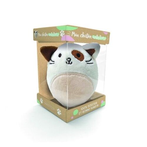 Mon Chaton Antistress - Avec 1 Mini-Peluche Et 1 Carnet Ludique