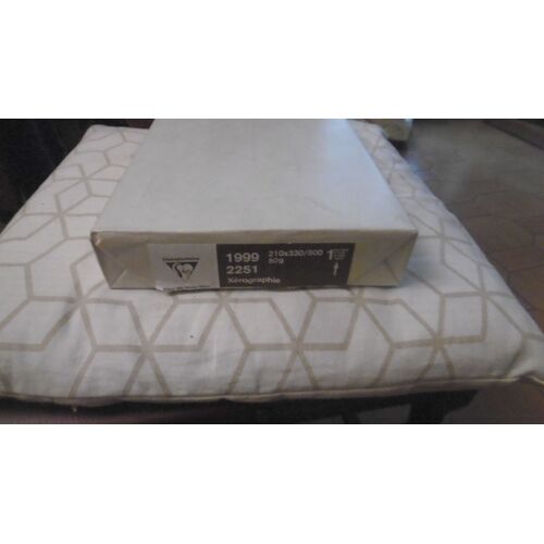 Ramettes De 500 Feuilles Papier 80grs Blanc 210x330mm 1999/2251 Clairefontaine Lot De 3