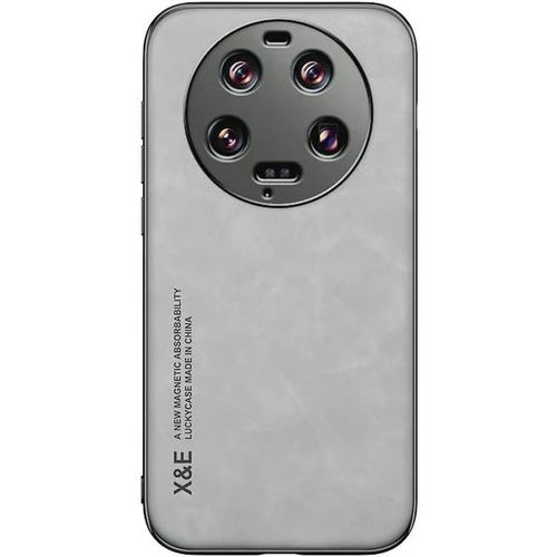 Coque Pour Xiaomi 13 Ultra - Case Housse Etui Plaque De Metal Integree Pour Xiaomi 13 Ultra - Gris