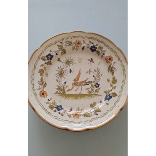 Assiette Vieux Moustier 
