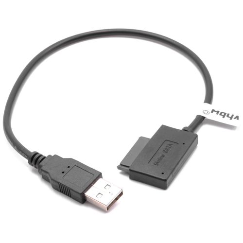 vhbw Slimline SATA II 13 vers Lecteur USB de CD DVD Câble adaptateur