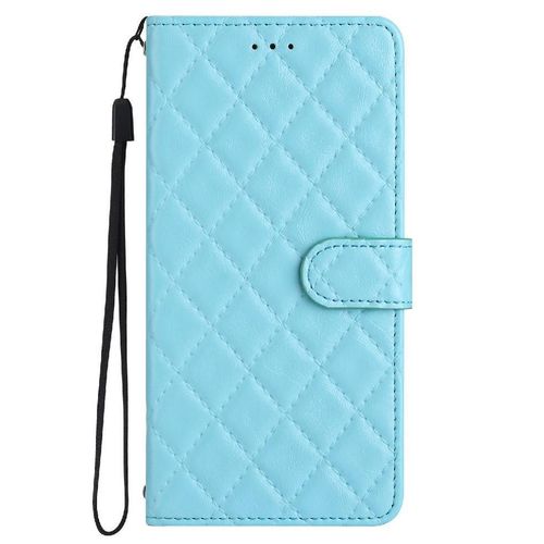Flip Étui Pour Honor 7a Pro Bicelle Titulaire De Fentes Pour Cartes Folio Magnétique Tpu Antichoc Portefeuille En Cuir Pu - Bleu