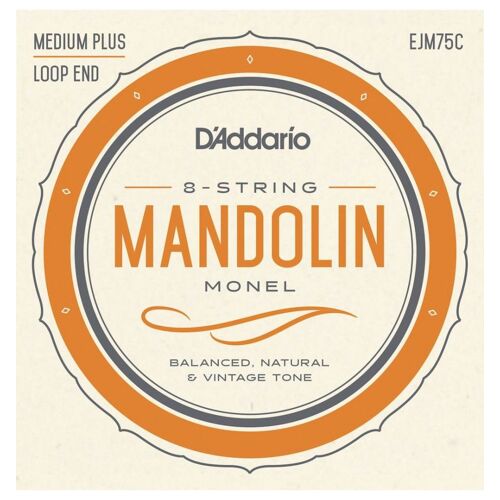 D'addario Ejm75 Monel Medium, 11-41 - Jeu De Cordes Mandoline