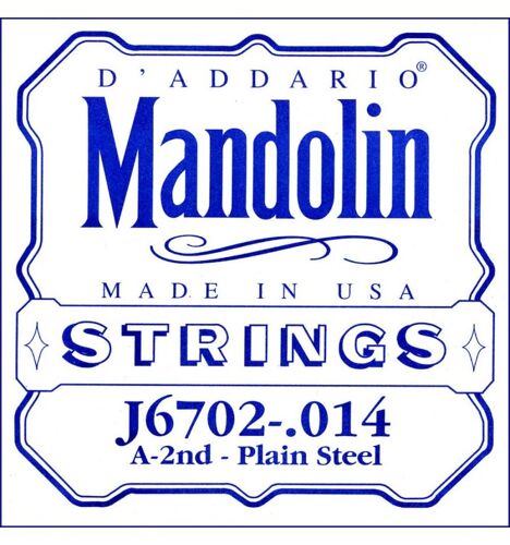 D'addario J6702, .014 - Corde Au Détail Nickel Mandoline