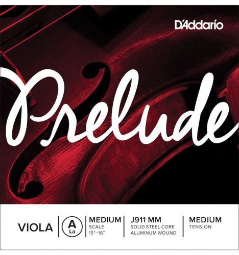 D'addario J911 Mm - Corde Seule (La) Alto Prelude, Medium Scale, Medium