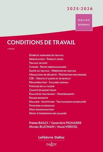 Conditions De Travail - Durée, Rémunération, Santé Et Sécurité