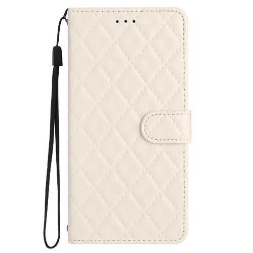 Flip Étui Pour Honor 7a Pro Bicelle Titulaire De Fentes Pour Cartes Folio Magnétique Tpu Antichoc Portefeuille En Cuir Pu - Blanc