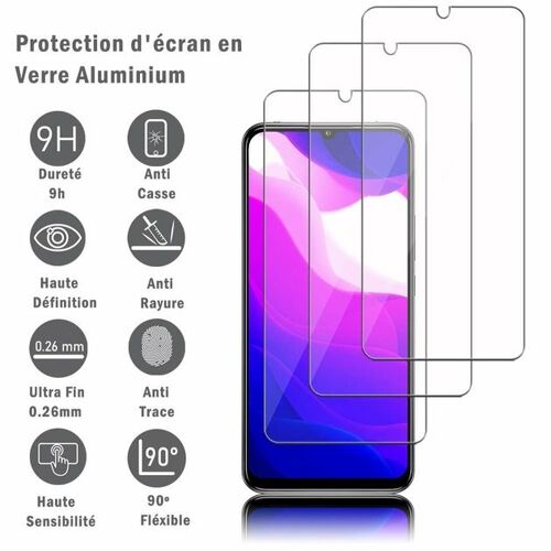 Hqselection® Lot De 3 Verre Trempé Pour Xiaomi Mi 10 /Mi 10 Pro .Film De Protection D'écran Tranapsrant- Anti Rayures - Ultra Résistant Dureté 9h