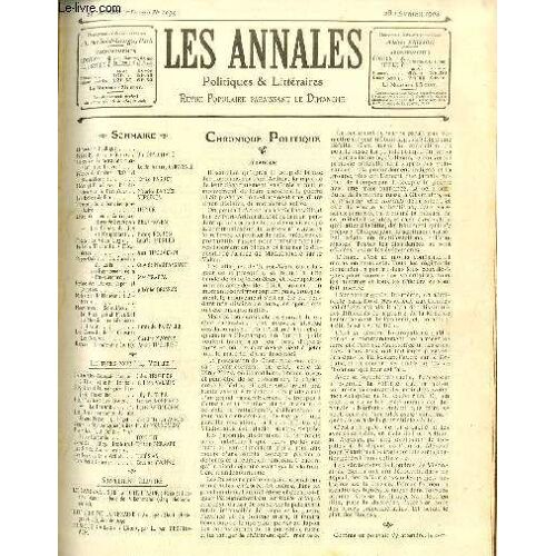 Les Annales Politiques Et Litteraires N° 1079 (1er Semestre) Propos De Carême - Plaisir & Recueillement, Par Emile Faguet