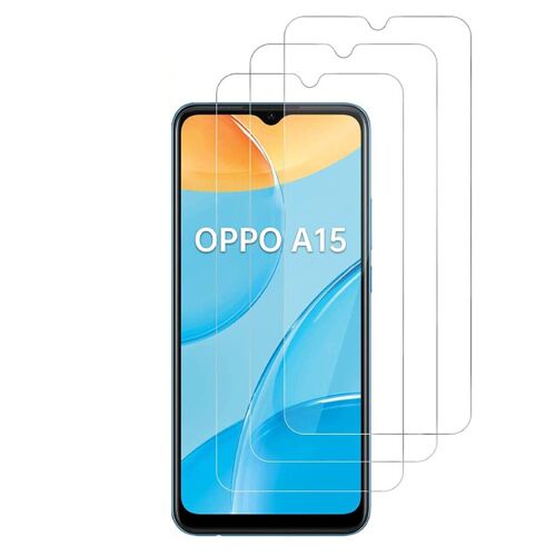 Hqselection® Lot De 3 Verre Trempé Pour Oppo A15, Oppo A15s .Film De Protection D'écran Transparent - Anti Rayures - Ultra Résistant Dureté 9h