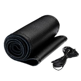 Housse De Volant De Voiture En Cuir Véritable, 38cm/15 "", Pour Vw, Skoda, Nissan, Chevrolet, Hyundai, Bricolage