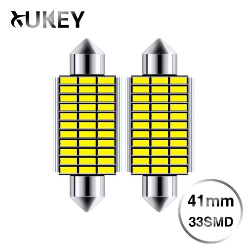 Festoon C5w C10w Pour Intérieur De Voiture, Dôme De Lecture, Coffre, Plaque D'immatriculation, Lumières Can-Bus Sans Erreur, Non-Polarité, 12v Hid Blanc