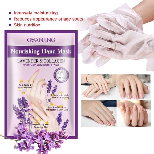 Masque Exfoliant Au Collagène Pour Les Mains, Exfoliant, Gommage Hydratant, Élimine Les Peaux Mortes, Gants De Spa, Callosités Blanchissantes, Réparation, Pelage, Soins Pour Les Mains