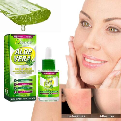 Liquide D'aloe Vera Hydratant, Éclaircissant, Hydratant, Contrôle De L'huile, Rajeunissant, Rétrécissement Des Pores, Essence D'aloe Vera 30ml 