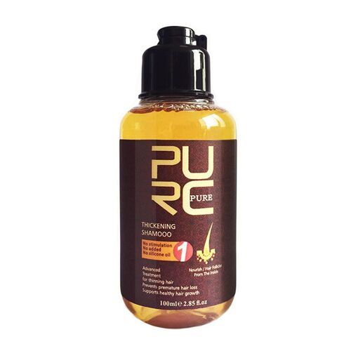 Shampoing Au Gingembre, 100ml, Traitement Pour La Perte De Cheveux, Aide À La Repousse, Réparation Des Cheveux Endommagés