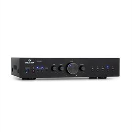 auna AV2-CD608BT Amplificateur HiFi Stéréo 4 canaux Bluetooth USB MP3 Noir