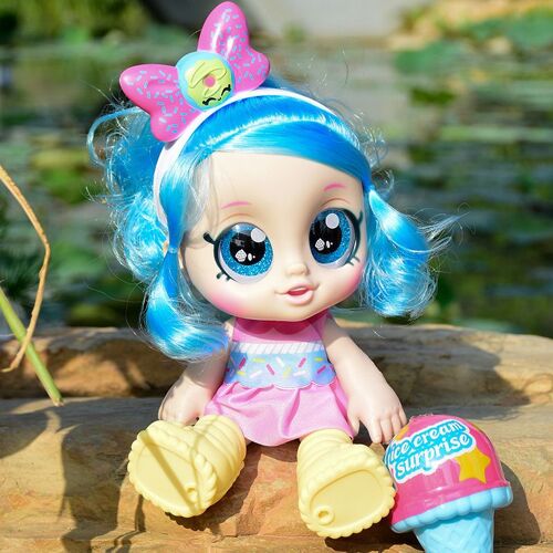 Jouets Kindi Poupées Pour Enfants Marionnettes À Main Cadeaux Filles Poupées Mignonnes (12" Bleu)