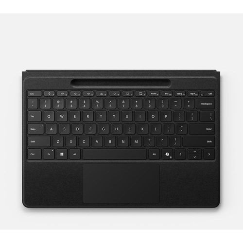 Microsoft Surface Pro Flex Keyboard - Clavier - avec pavé tactile, accéléromètre, plateau de rangement et de chargement du Surface Slim Pen 2 - rétroéclairé - sans fil - Bluetooth LE - noir