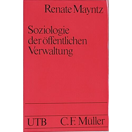 Soziologie Der Öffentlichen Verwaltung        Renate Mayntz 