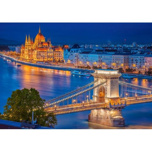 Budapest Au Nuit - Puzzle 500 Pièces