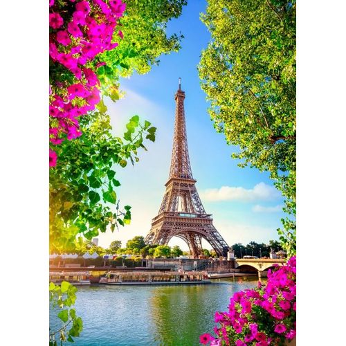 Tour Eiffel Au Printemps - Puzzle 500 Pièces