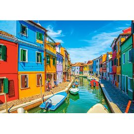 Les Couleurs De Burano, Italie - Puzzle 1000 Pièces