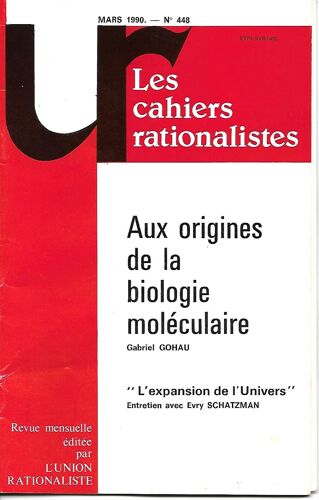 Les Cahiers Rationalistes N°448